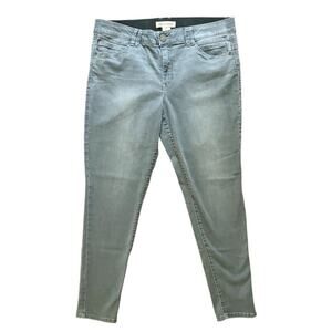 DEMOCRACY Ab Technology Skinny Jeans in Washed Gray SZ 16